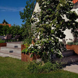 60m2 med granitforkanter og stentrin i Virum