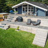 166 m2 ipé terrasse med propper i Nykøbing Sjælland