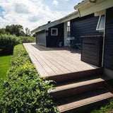 166 m2 ipé terrasse med propper i Nykøbing Sjælland