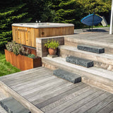 166 m2 ipé terrasse med propper i Nykøbing Sjælland