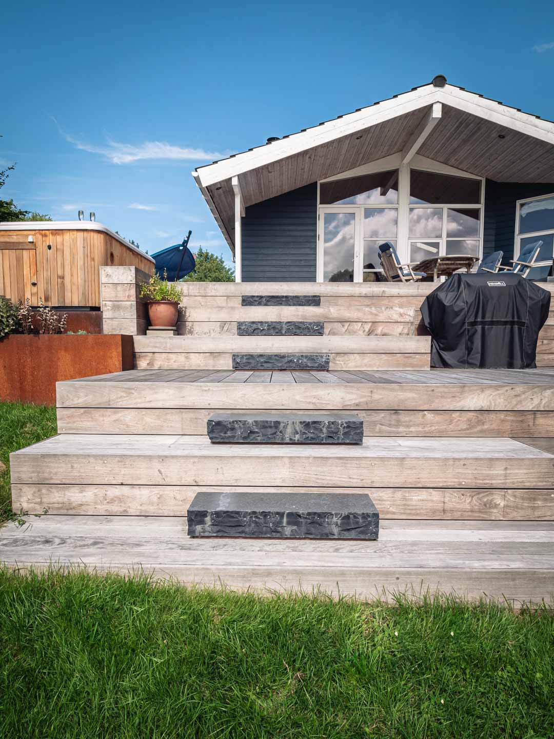 Træterrasse niveauer | Nykøbing Sjælland | Kun Terrasser