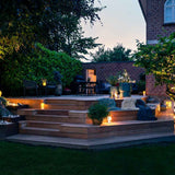 79 m2 Ipé terrasse med bred spansk trappe i Søborg