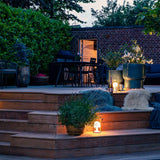 79 m2 Ipé terrasse med bred spansk trappe i Søborg