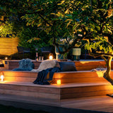 79 m2 Ipé terrasse med bred spansk trappe i Søborg