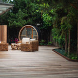 225 m2 med indbygget spa, sauna, plantekasser og indbygget lys i Humlebæk.