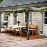 225 m2 med indbygget spa, sauna, plantekasser og indbygget lys i Humlebæk.