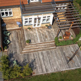 130 m2 ipéterrasse i Charlottenlund med mange detaljer