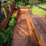 224 m2 ipéterrasse i chevronmønster i Gentofte