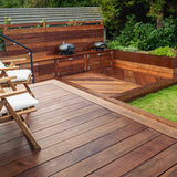 224 m2 ipéterrasse i chevronmønster i Gentofte