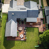 224 m2 ipéterrasse i chevronmønster i Gentofte