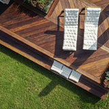 224 m2 ipéterrasse i chevronmønster i Gentofte