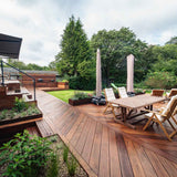 224 m2 ipéterrasse i chevronmønster i Gentofte