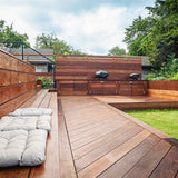 224 m2 ipéterrasse i chevronmønster i Gentofte