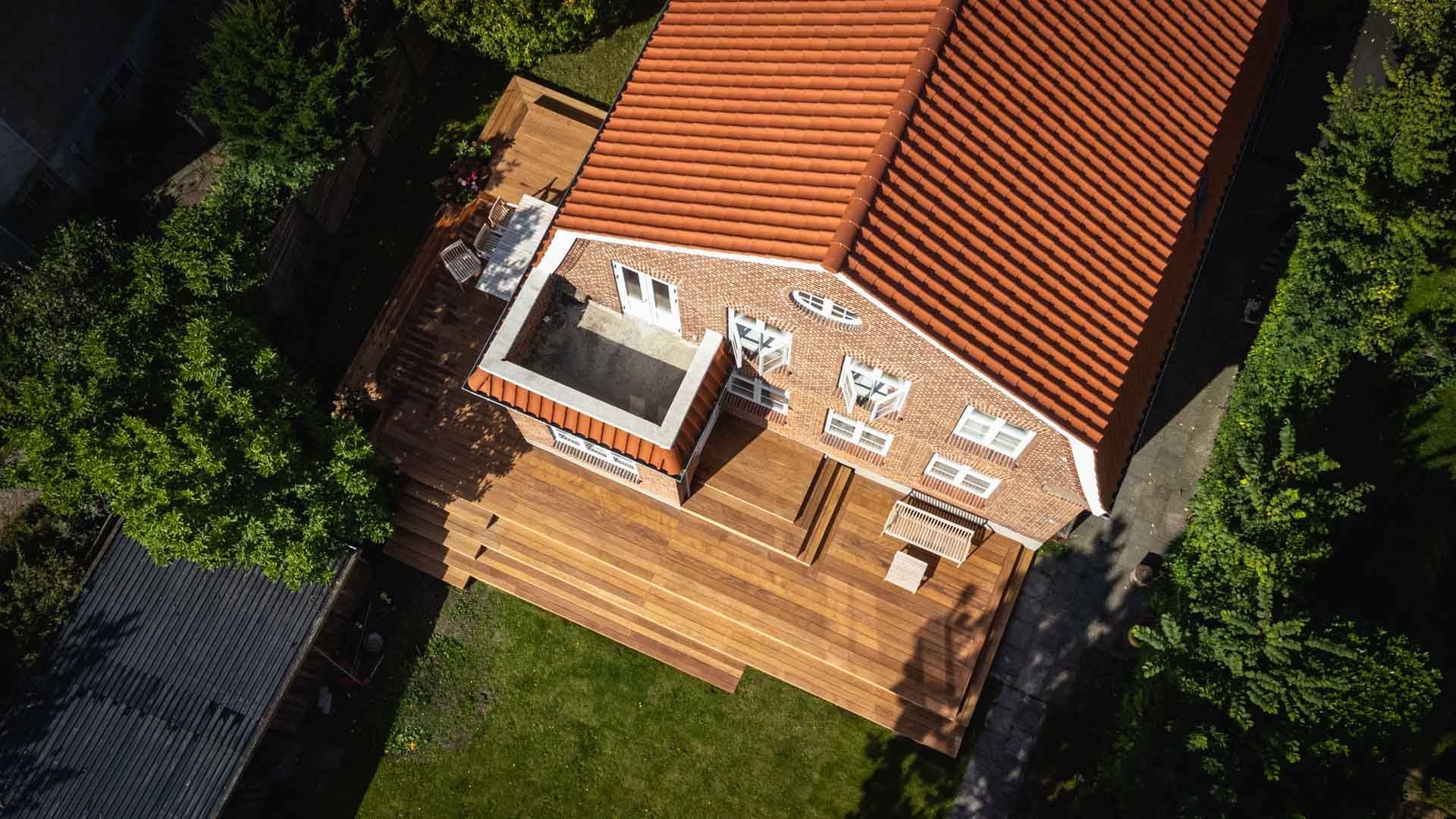 96 m2 udendørs opholdsrum i Charlottenlund