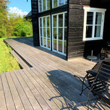 130 m2 teak terrasse med propper i Fredensborg