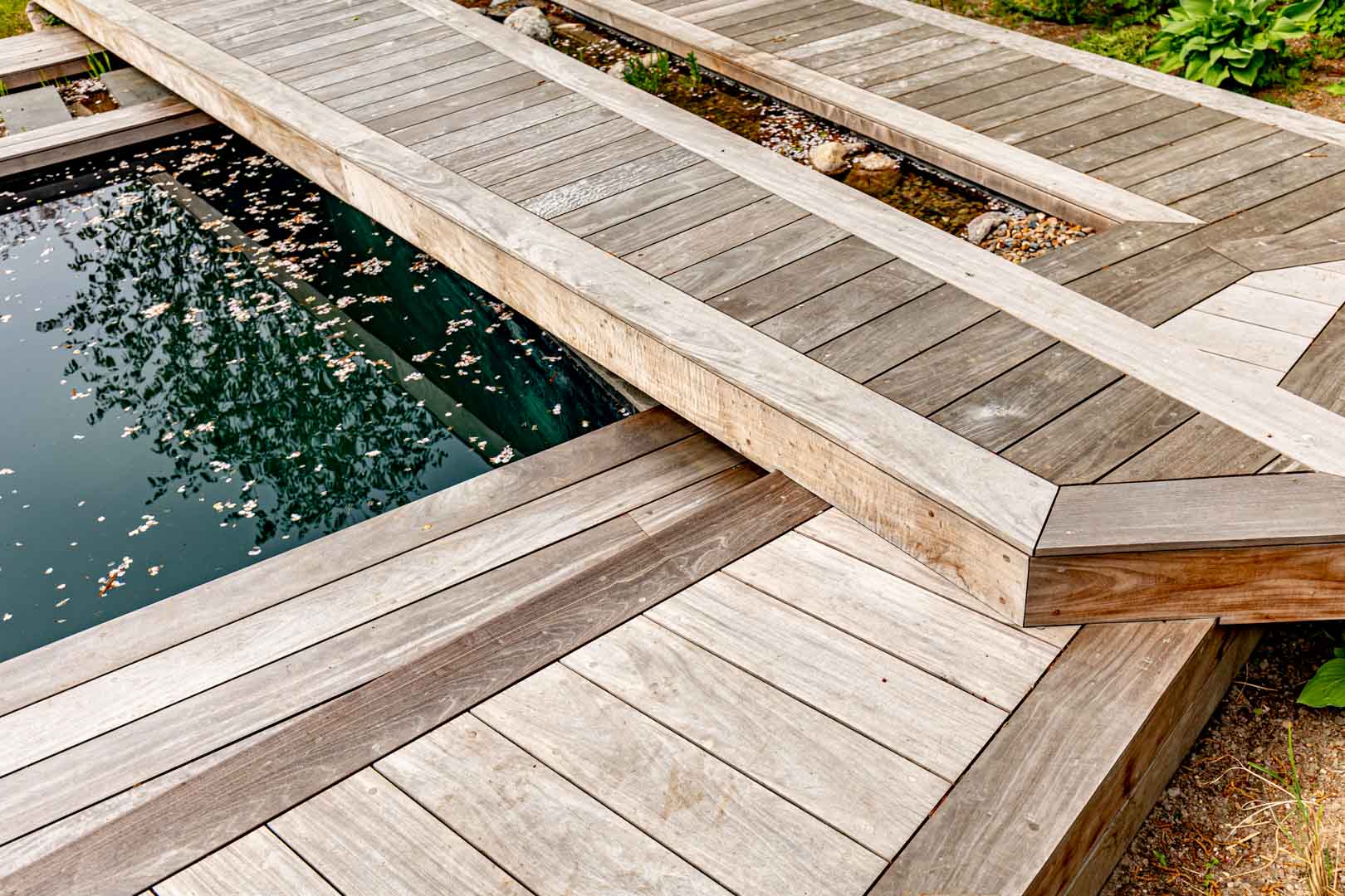 Terrasse rundt om pool | Farum | Kun Terrasser
