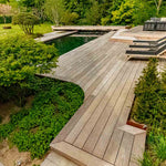 Terrasse rundt om pool | Farum | Kun Terrasser