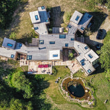 Terrasser i ipé og eg ved præmieret sommerhus i Silkeborg