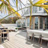 189 m² ipé-terrasse med havudsigt og integreret spa i Gilleleje