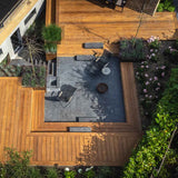 Have og terrasse i flere vinkler og materialer med Designhaver